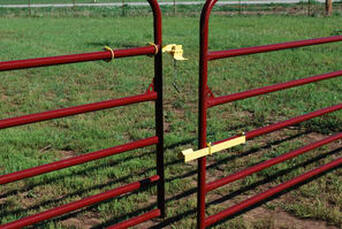 Side by side gate latches designed to be used with double tube gates